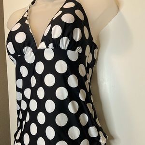 La Blanca Black and White Polka Dot Bikini